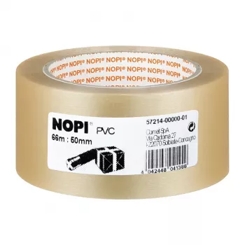 Packband Tesa 57214 PVC transparent 66 m x 50 mm, 1 Stück