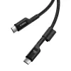 Baseus Fish-Eye USB-C-auf-USB-C-Schnellladekabel 1 m 100 W Schwarz