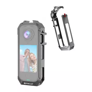 Puluz Metall-Schutzhülle für Insta360 X4 Air (Grau)