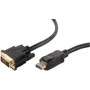 Videokabel-Adapter ShiverPeaks BS77493-1 3m DisplayPort DVI Schwarz