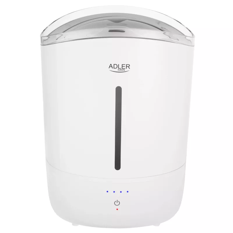 Adler Luftbefeuchter | AD 7971 | 30 W | Wassertankkapazität 5 L | Ultraschall | Befeuchtungsleistung 100-250 ml/h | Weiß