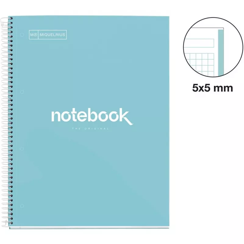 MIQUELRIUS College-Notizbuch Emotions 1 kariert DIN A4 mit Innenrand (A460434)