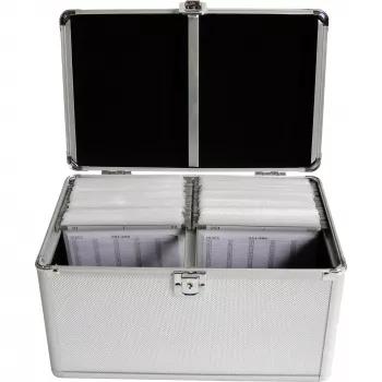 Box-Gehäuse MediaRange BOX75 für 200 Discs Silber