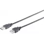 USB-A-auf-USB-A-Kabel ShiverPeaks 13-24025, USB 2.0, 1 m, schwarz