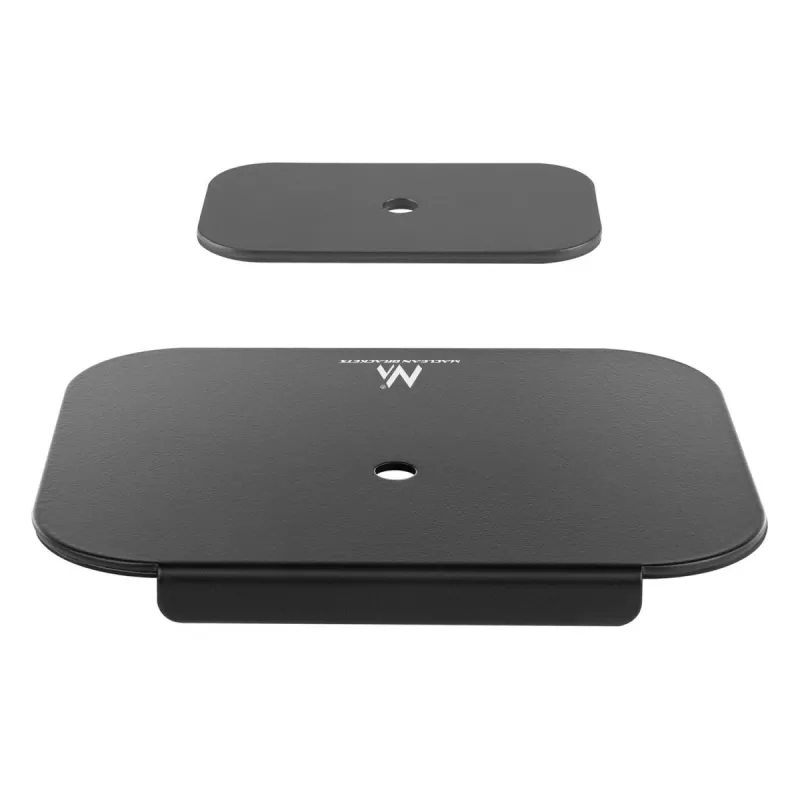Maclean MC-929 Tischplattenverstärkungsplatte für Monitor-Tischhalterungen, Schwarz