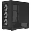 Computergehäuse AEROCOOL D520A Midi-Tower ATX Tempered Glass RGB — Schwarz