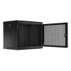Wandmontierbarer Schrank LANBERG WF01-6409-23B 9U, 60 kg, IP20, 600×450×512 mm, schwarz