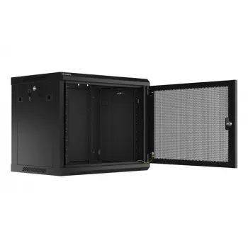 Wandmontierbarer Schrank LANBERG WF01-6409-23B 9U, 60 kg, IP20, 600×450×512 mm, schwarz