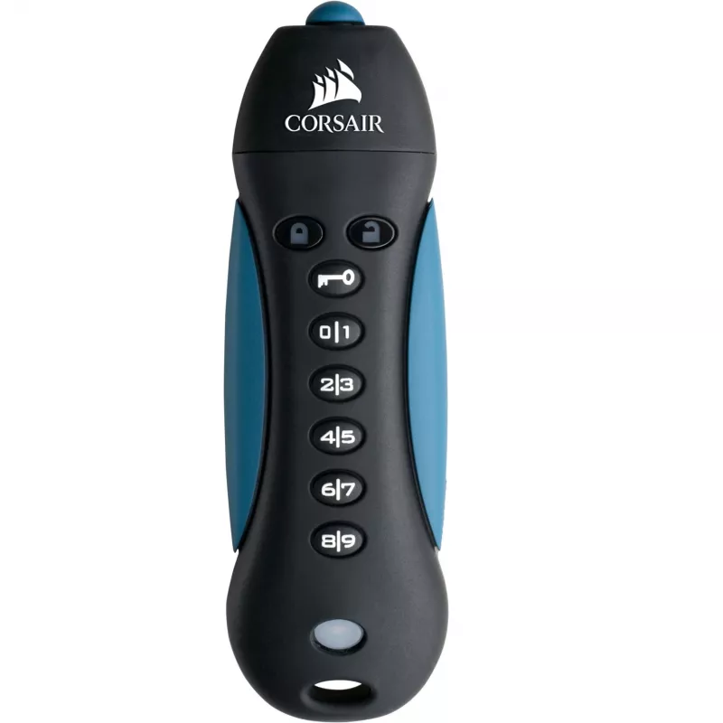CORSAIR Flash Padlock 3 128 GB sicherer USB 3.0 Flash-Laufwerk mit Tastenfeld sichere 256-Bit-Hardware-AES-Verschlüsselung