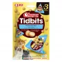 Nassfutter-Snack für Katzen INABA Cat Churu Tidbits Thunfisch-Rezeptur — 3 x 12 g Beutel