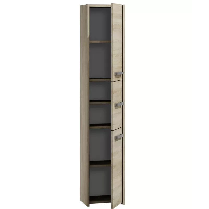 Topeshop S43 SONOMA Badezimmerschrank Oak