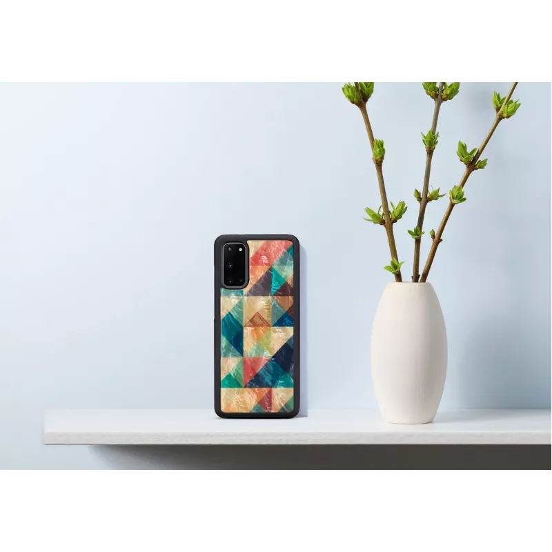 Schutzhülle iKins für Samsung Galaxy S20 — Mosaic Schwarz