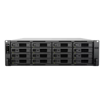 NAS Rack-Server Synology RS2825RP+ 16-Bay (3U) V1780B 3,35 GHz, 8 GB DDR4, HDD/SSD-Unterstützung, Grau