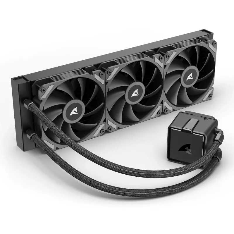 All-in-One CPU Flüssigkeitskühler Sharkoon S40, 360 mm Radiator, Schwarz