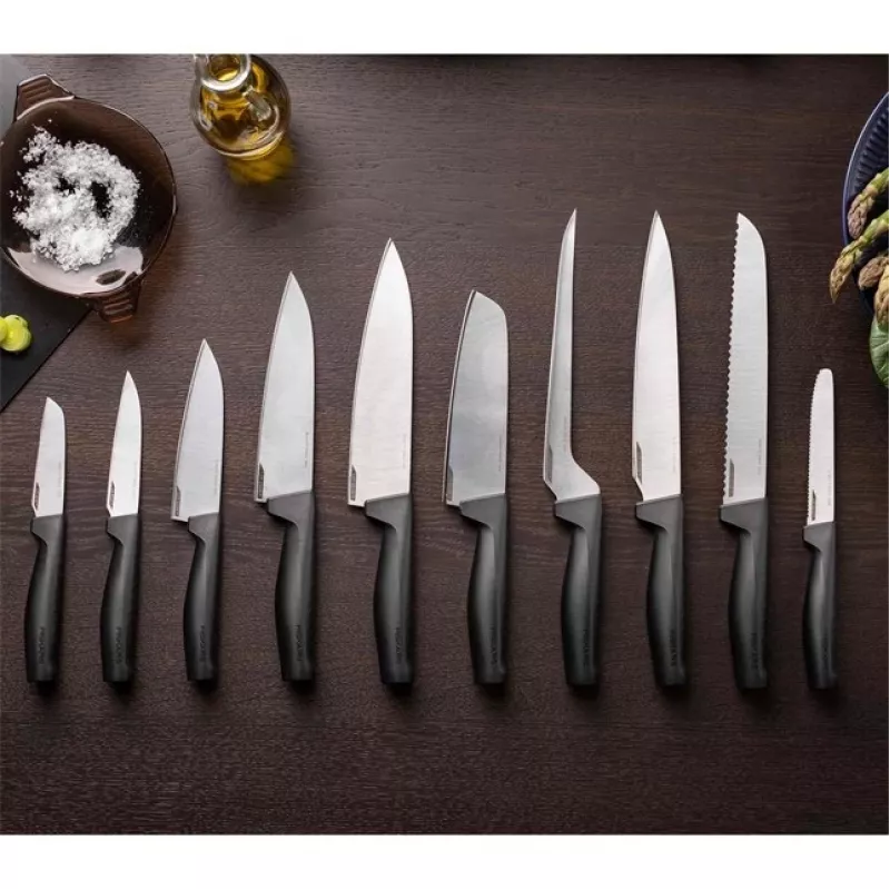 Fiskars 1051761 Küchenmesser Edelstahl 1 Stück Santokumesser