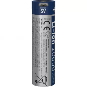 Ansmann 1307-0003 Haushaltsbatterie Wiederaufladbarer Akku 18650 Lithium-Ionen (Li-Ion)