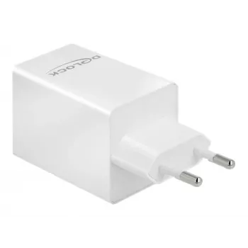 Ladegerät DeLOCK USB GaN Ladegerät USB Type-C PD 3.0 und USB Type-A 48 W