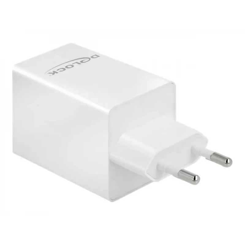 Ladegerät DeLOCK USB GaN Ladegerät USB Type-C PD 3.0 und USB Type-A 48 W