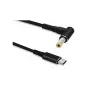 Kabel-Adapter Microconnect USBC-DC-5A-20V USB C auf 5,5*2,5 1,2 m Schwarz