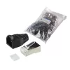 Drahtverbinder RJ45 LogiLink MP0022 Schwarz Transparent