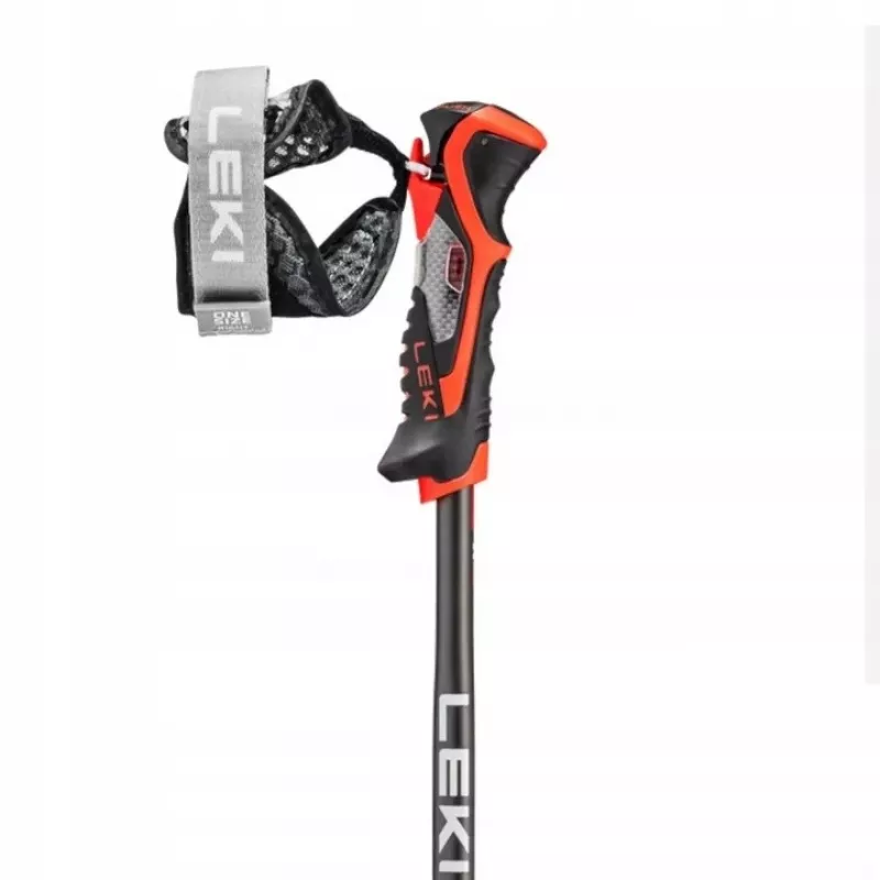 Skistöcke Leki 3D AIRFOIL schwarz/rot 120 cm