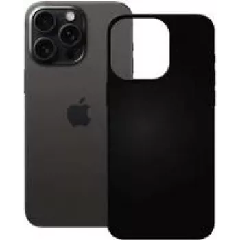 PEDEA Soft-TPU-Hülle für Apple iPhone 16 Pro – Schwarz (50160995)
