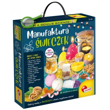 Lernwissenschafts-Set Liscianigiochi „I'm a Genius“ Kerzenherstellung 304-PL10208 – praktische Kerzenherstellungsexperimente