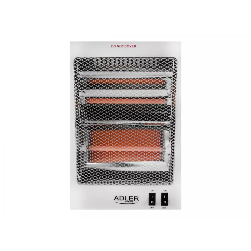 Adler | Heizgerät | AD 7709 | Halogen-Heizgerät | 800 W | Anzahl der Leistungsstufen 2 | Weiß