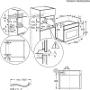 Einbau-Backofen Electrolux EVL6E49X, Kompakt 45 cm, Metall, Schwarz, CombiQui