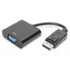Assmann DisplayPort-Adapterkabel. DP - HD15 M/F. 0,15 m. mit Verriegelung. DP 1.1 kompatibel. UL. bl. ohne Abschirmung. 32AWG (AK-340410-001-S)