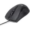 DICOTA - Maus - beidhändig - Laser - 3 Tasten - Kabelgebunden - USB - Schwarz (D32011)