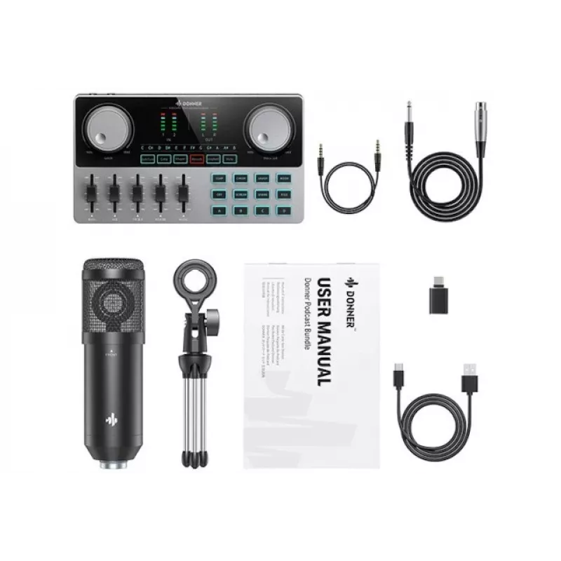 Donner Podcast Starter Kit - Podcast-Aufnahmeset