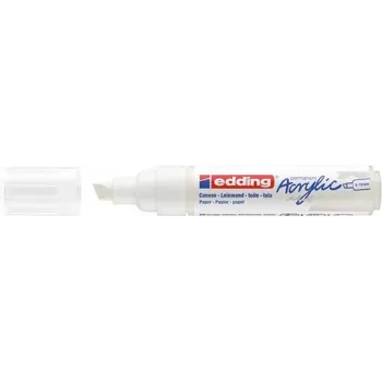 Acrylmarker Edding 5000 Breit Weiß Meißelspitze 1 Stück
