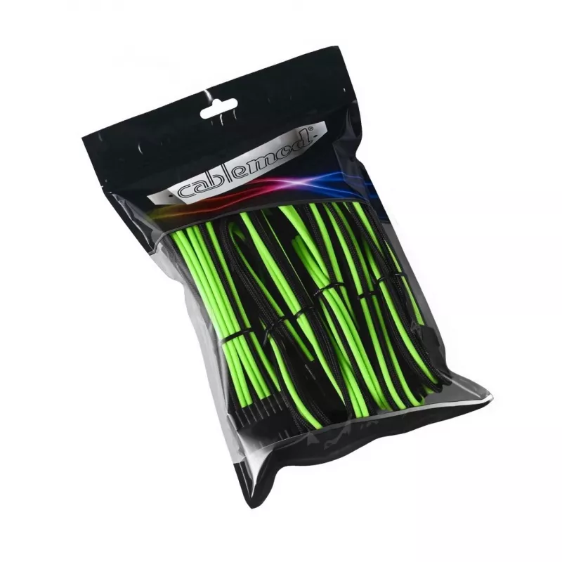 Internes Stromkabel CableMod CM-PCAB-BKIT-NKKLG-3PK-R Schwarz Grün