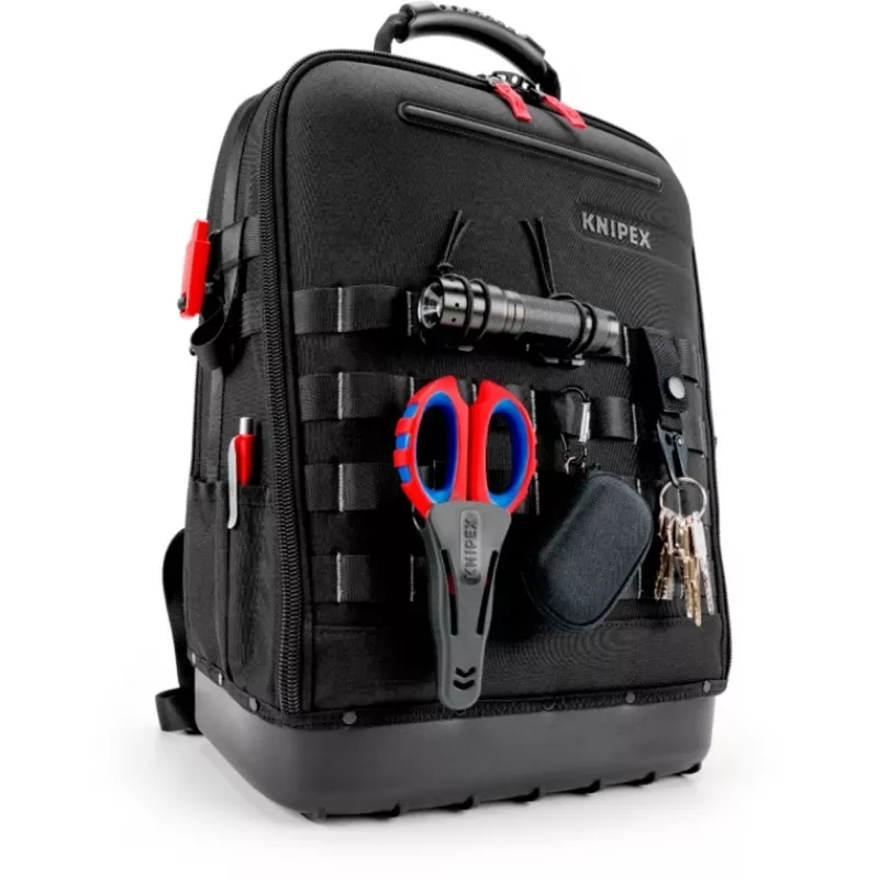 Werkzeugtasche Knipex X18 37 Taschen Schwarz Rot Stoff Kunststoff