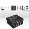 Ethernet Mini Switch QOLTEC 52293 1x4 RJ45, unmanaged Netzwerk-Splitter 1-in 4-out