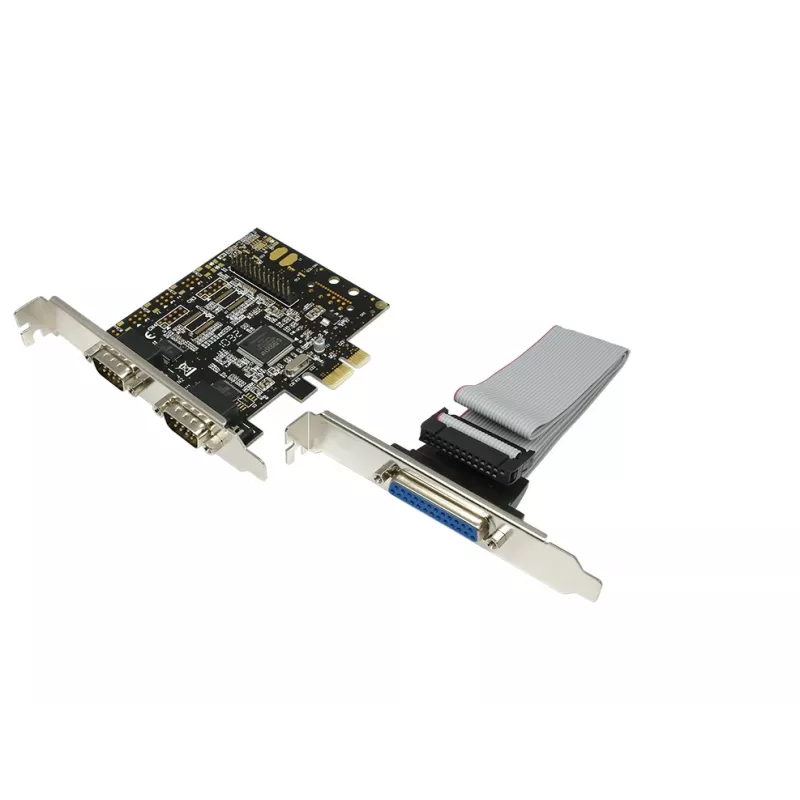 Interne PCIe-Schnittstellenkarte LOGILINK PC0033 mit seriellen und parallelen Ausgängen, NetMOS-Chipsatz