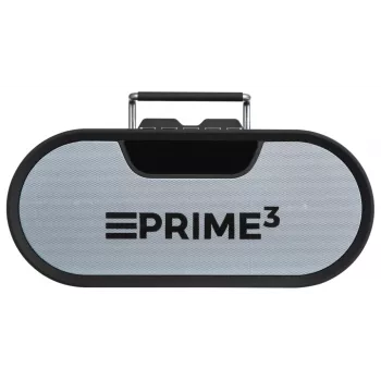 Tragbares Radio PRIME3 APR81 — FM, 12 W RMS, MicroSD, 3600-mAh-Akku, grau