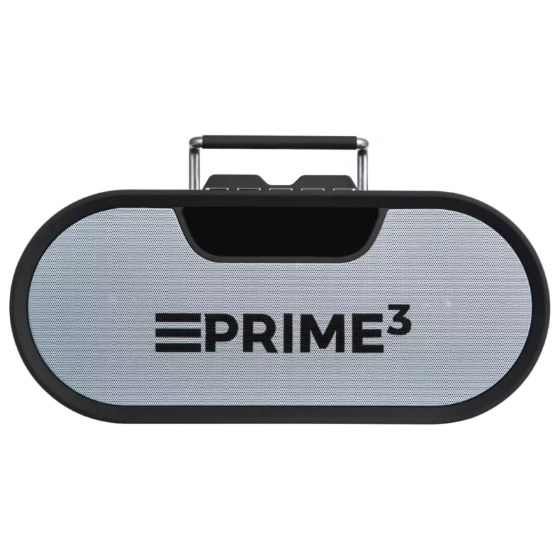 Tragbares Radio PRIME3 APR81 — FM, 12 W RMS, MicroSD, 3600-mAh-Akku, grau