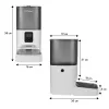 GreenBlue GB393 Automatischer Futterspender für Haustiere, 6 l, USB 5V/1A, Weiß