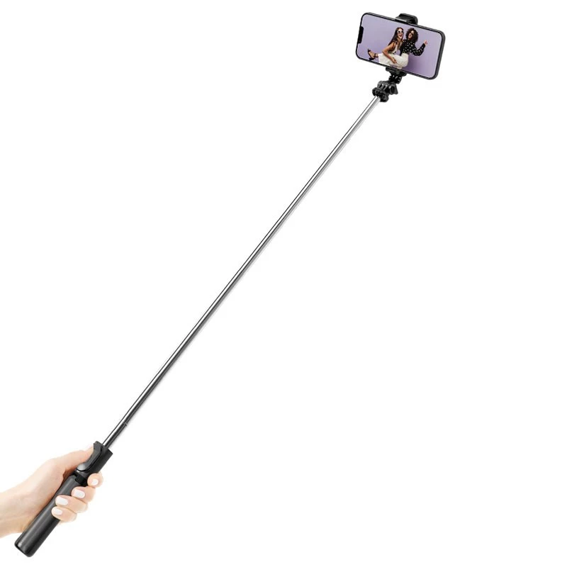 SelfieGo Kompakter Selfie-Stick Bluetooth-Stativ (20-101 cm) Crong CRGSGL1B
