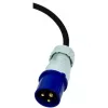 Inter-Tech SA-1632WN PDU (Stromverteilungseinheit) 16x C13 Ausgänge, verwaltet/überwacht, 100–240V, 32A, TCP/IP, SNMP, schwarz