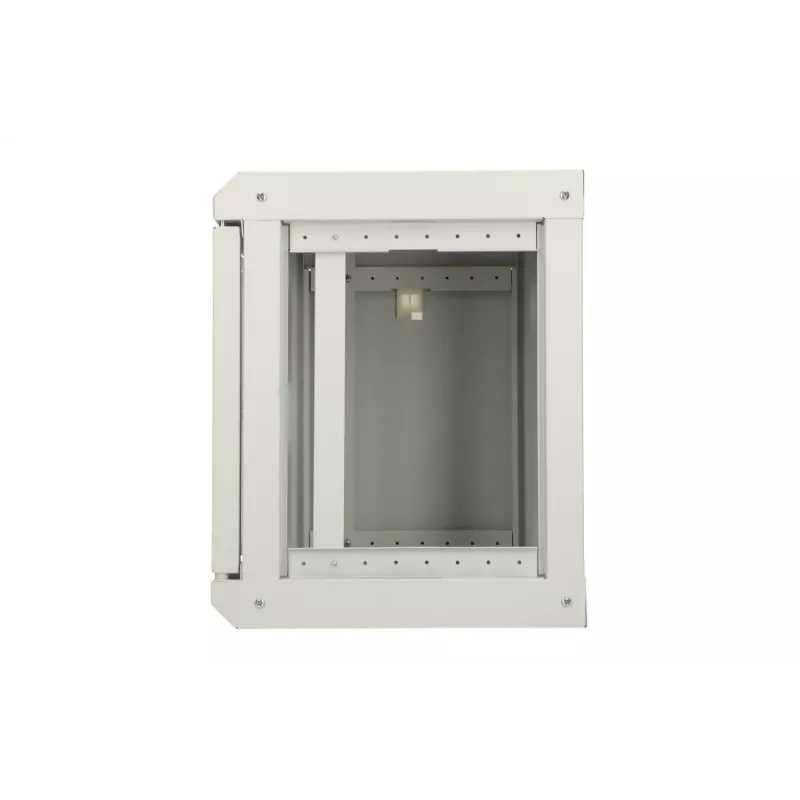 Wandmontierter Schrank Extralink Rackmount-Gehäuse 6U 10 Zoll Grau Schlüsselschloss Kabelmanagement