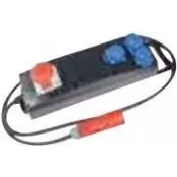 Power Strip Bachmann 349.184 — 400V Eingang CEE-Stecker, 3 Ausgänge, 2,0 m Kabel