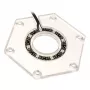 Montagesatz BitsPower Hexagon BP-WTHU-RGB — Acryl transparent, 91,4×80×6,5 mm