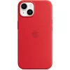 Apple iPhone 14 Silikon-Case mit MagSafe, (PRODUCT)Rot