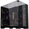 Lian Li O11 Vision Compact PC-Gehäuse Bundle + 3x UNI FAN SL-INF 120 Reverse Blade Lüfter - schwarz