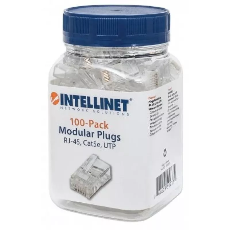 Intellinet 502375 Drahtverbinder RJ-45 Transparent