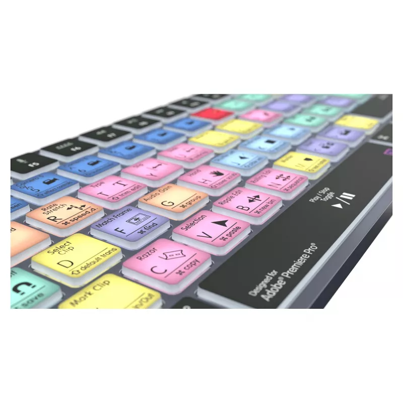 LogicKeyboard Titan DE Mac-Tastatur für Adobe Premiere Pro CC — deutsches Layout