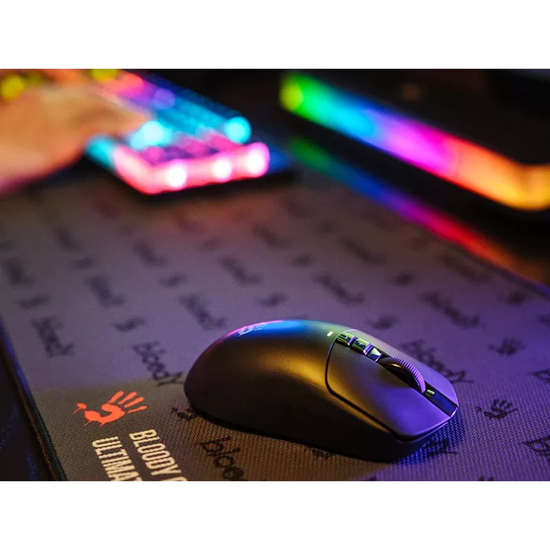 A4TECH BLOODY Maus R72 ULTRA WRLS 2.4G+USB Schwarz